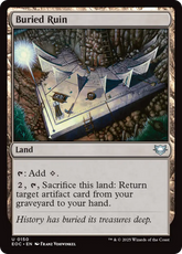 Ruína Enterrada / Buried Ruin - Magic: The Gathering - MoxLand